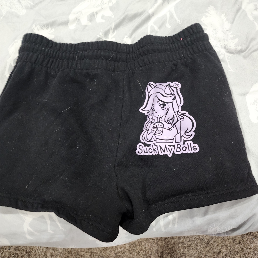 PixelThat Suck My Balls Gym Shorts